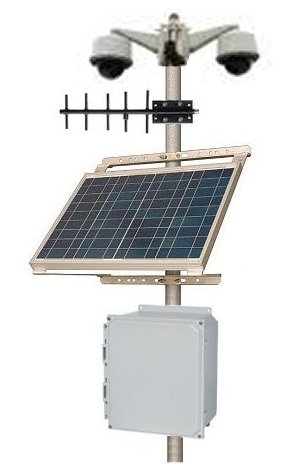 Remote Security Camera Solar Power System