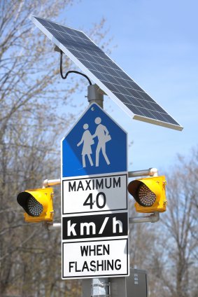 Solar Traffic Signal